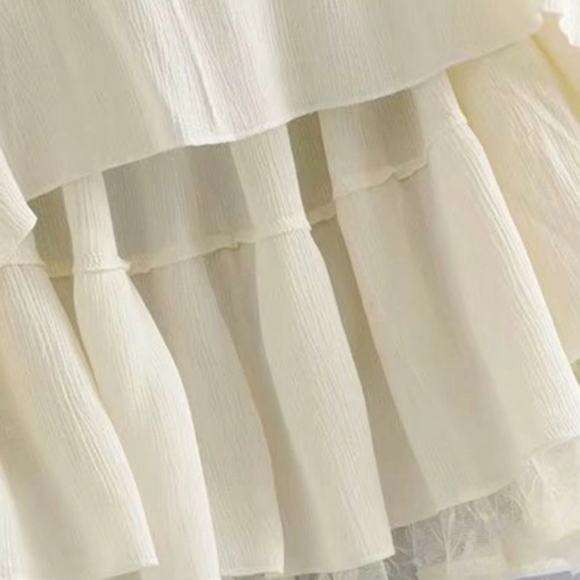 **FP Cream Boho Halter Mini Dress - Picture 7 of 15